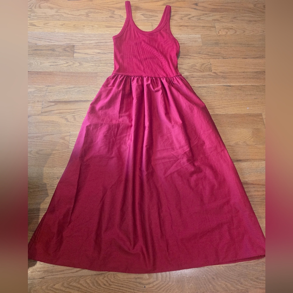 NWT & Other Stories Sleeveless Red Midi Dress